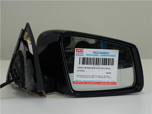 retrovisor electrico derecho mercedes benz cl