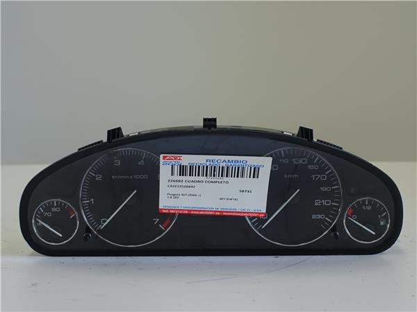 cuadro completo peugeot 407 (2004 >) 1.8 16v