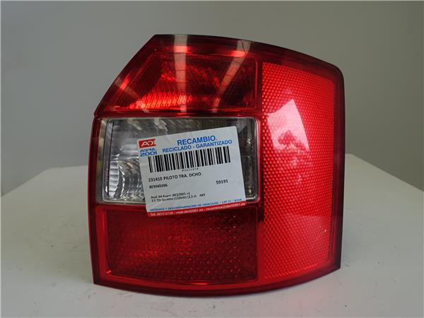 piloto trasero derecho audi a4 avant (8e)(2001 >) 2.5 tdi quattro (132kw) [2,5 ltr.   132 kw v6 24v tdi]