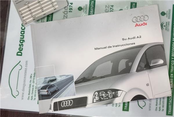 MANUAL USUARIO Audi A2 1.4