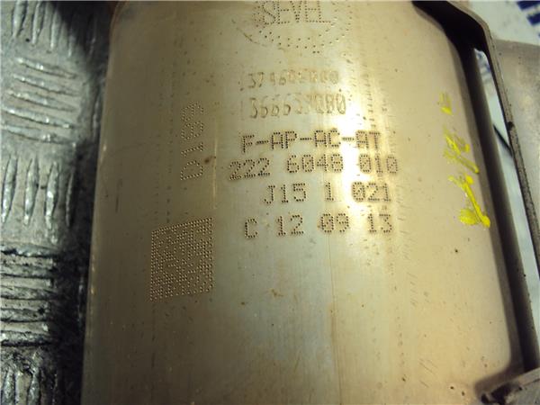 filtro antiparticulas citroen jumper furgón gran volumen (06.2006 >) 2.2 35 l3h2 hdi 110 fap [2,2 ltr.   81 kw hdi fap cat]