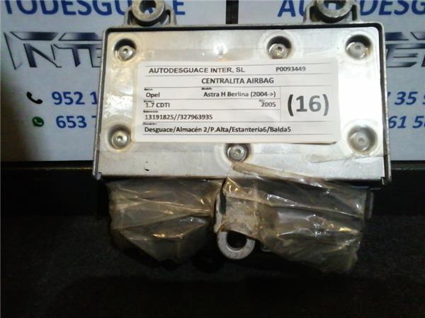 centralita airbag opel astra h berlina (2004 >) 1.7 cdti