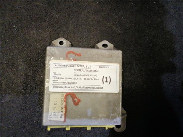 centralita airbag mazda 6 berlina (gg)(2002 >) 1.8 active (4 ptas.) [1,8 ltr.   88 kw cat]