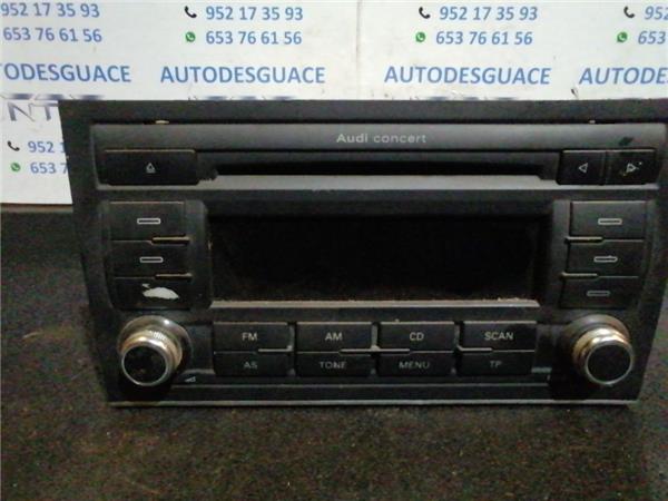radio / cd audi a4 avant (8e)(2004 >) 2.0 tdi (dpf) (125kw) [2,0 ltr.   125 kw 16v tdi]