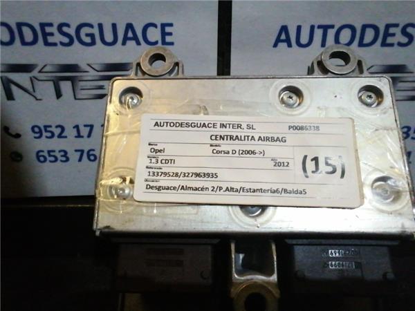 centralita airbag opel corsa d (2006 >) 1.3 cdti