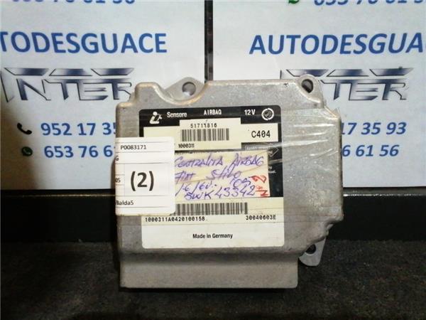 centralita airbag fiat stilo (192)(2001 >) 1.6 16v