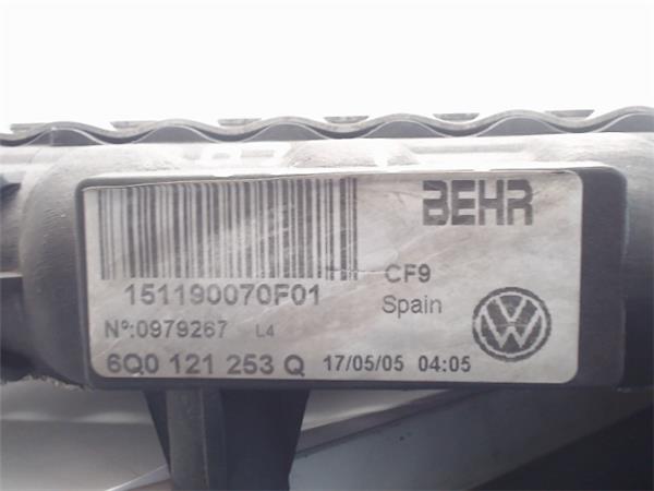 Radiador Volkswagen Polo IV 1.4