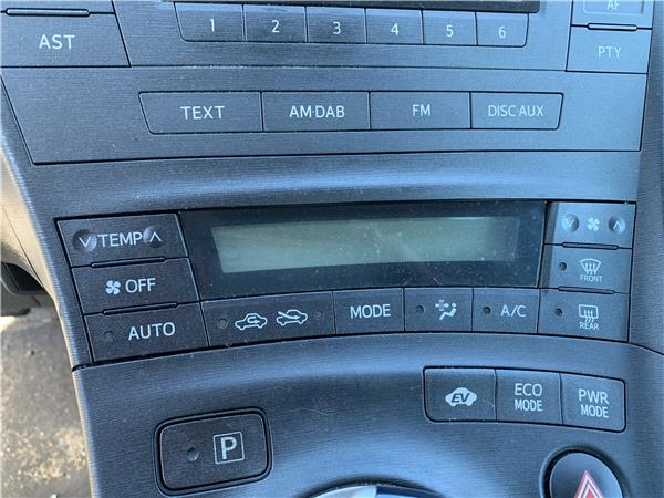 mandos climatizador toyota prius zvw30 2009