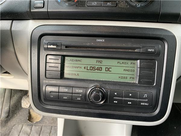 autoradio skoda fabia 5j2 2007 14 tdi