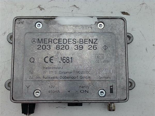 caja fusibles/rele mercedes benz clase c (bm 203) berlina (02.2000 >) 2.7 270 cdi (203.016) [2,7 ltr.   125 kw cdi 20v cat]