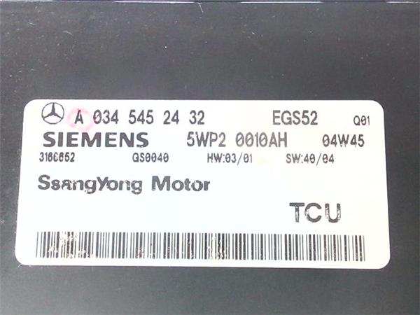 modulo electronico ssangyong rexton 042003 2