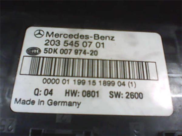 Caja Reles Mercedes-Benz Clase E 5.0