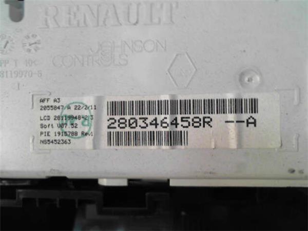 ordenador de abordo renault laguna iii berlina (2007 >) 1.5 authentique [1,5 ltr.   81 kw dci diesel]