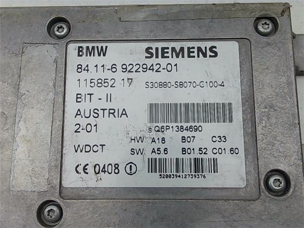 centralita bmw serie 3 berlina (e46)(1998 >) 2.0 320d [2,0 ltr.   110 kw 16v diesel cat]