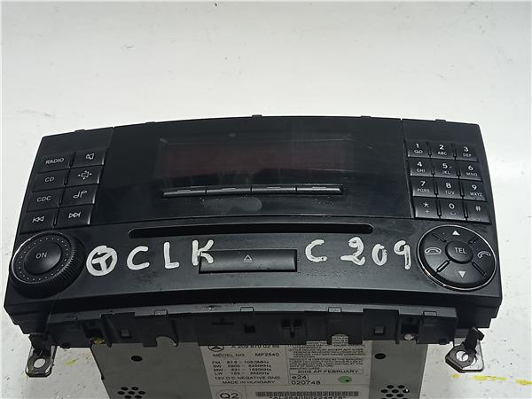 radio / cd mercedes benz clk (bm 209) cabrio (02.2003 >) 