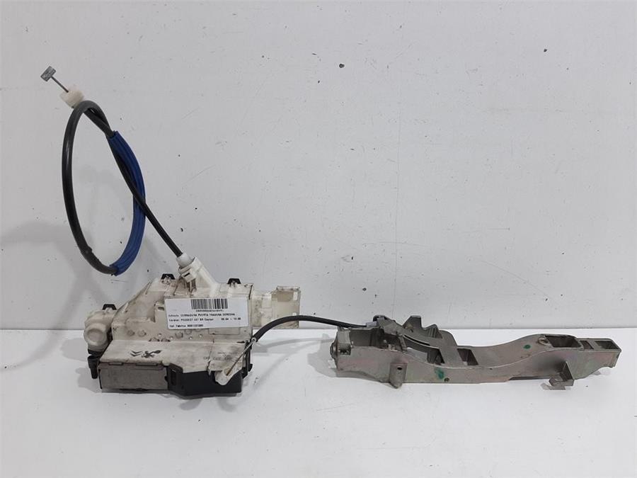 cerradura puerta trasera derecha peugeot 407 sr confort