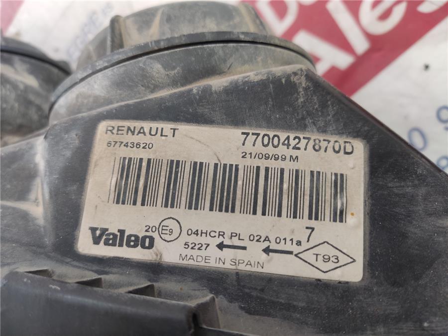 Faro Delantero Derecho RENAULT I 1.9