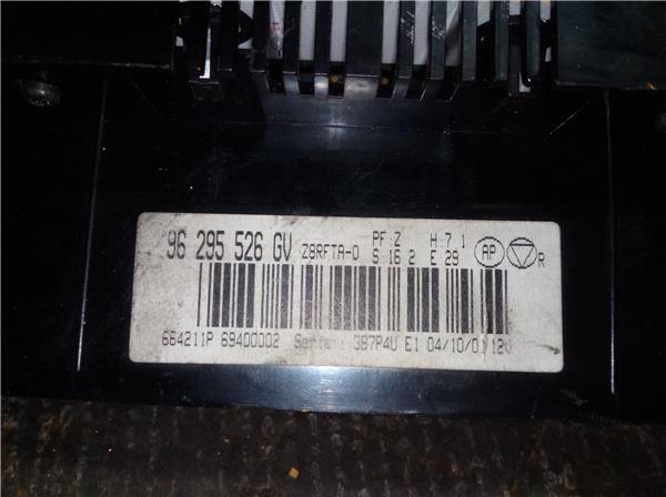 mandos calefaccion / aire acondicionado peugeot 607 (s1)(12.2000 >12.2004) 2.2 hdi