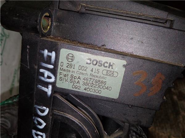 pedal acelerador fiat i doblo (223) cargo (2001 >) 1.9 d furg. [1,9 ltr.   46 kw diesel cat]