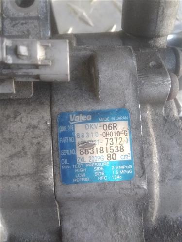 compresor aire acondicionado citroen c1 (2005 >) 1.0 audace [1,0 ltr.   50 kw]