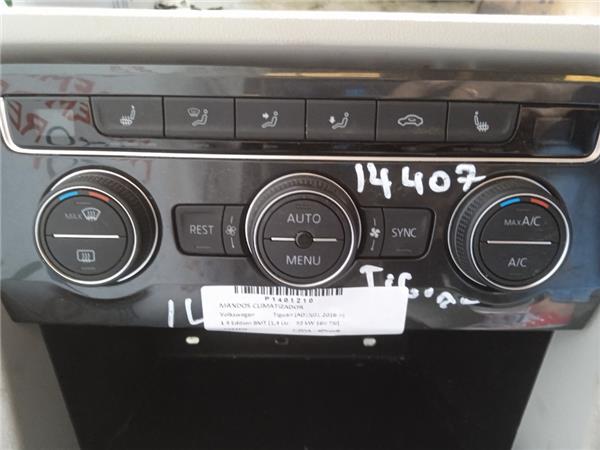 mandos climatizador volkswagen tiguan (ad1)(01.2016 >) 1.4 edition bmt [1,4 ltr.   92 kw 16v tsi]