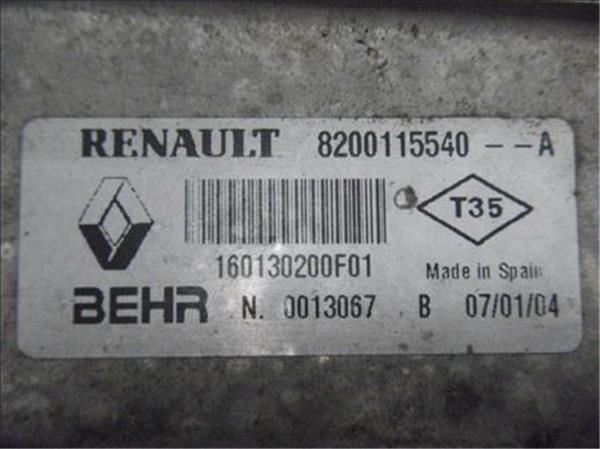 Intercooler Renault MEGANE II Sedán