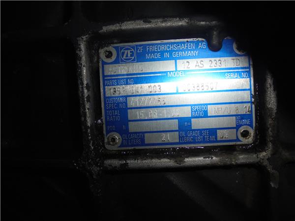 caja de cambios automatica iveco stralis                   (as) fg /fp       4x2 [12,9 ltr.   368 kw diesel]