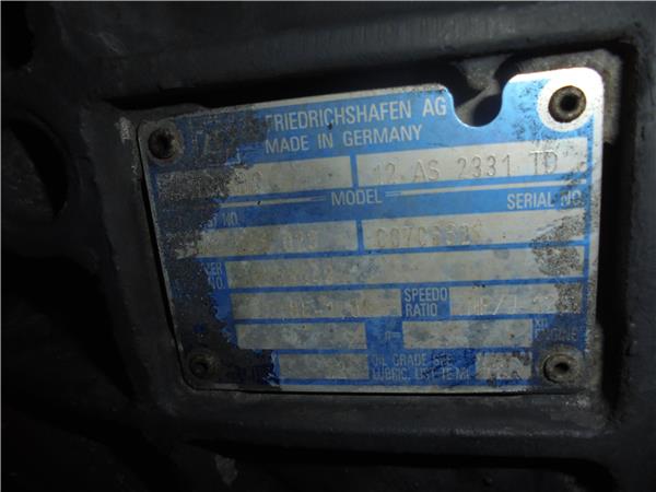 caja de cambios automatica iveco stralis (ad/at)( 07.2012 >) fg ad /fp                    4x2 [11,1 ltr.   338 kw diesel]