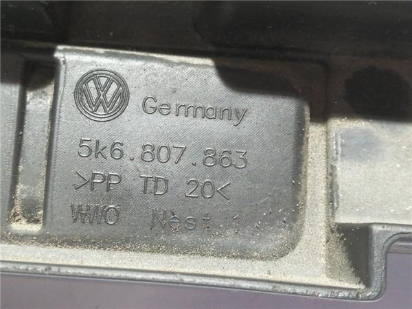 soporte central paragolpes tra. volkswagen golf vi (5k1)(10.2008 >) 1.6 advance [1,6 ltr.   77 kw tdi dpf]