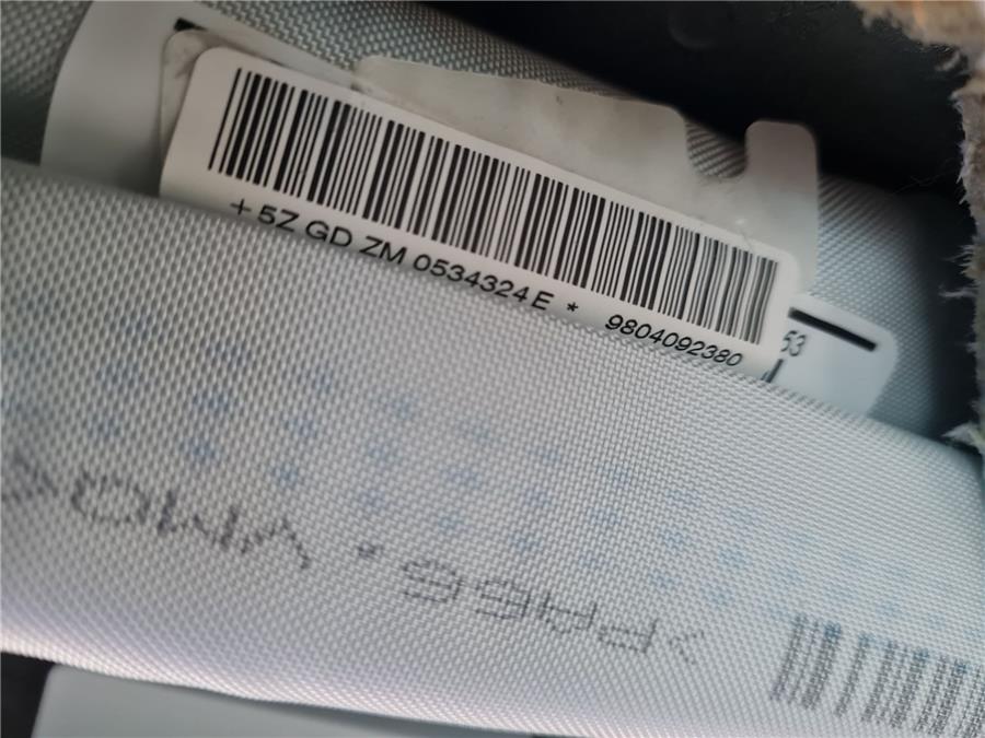 airbag cortina delantero izquierdo peugeot 208 allure