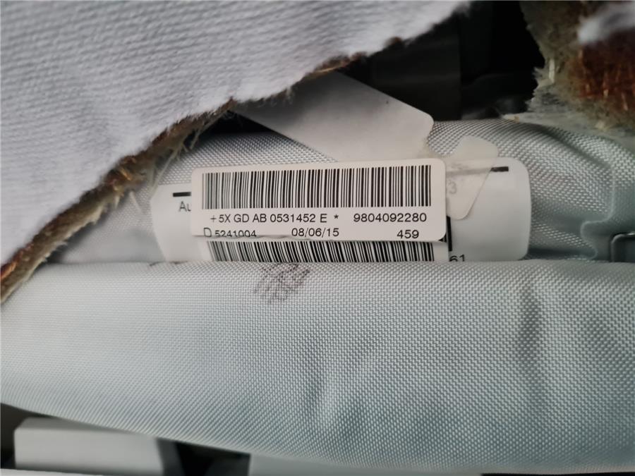 airbag cortina delantero derecho peugeot 208 allure