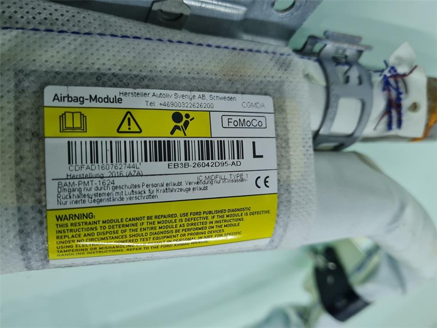 Airbag cortina delantero izquierdo