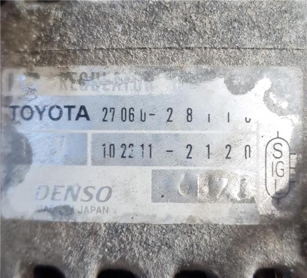 Alternador Toyota RAV4 2.0 VVTi 4WD