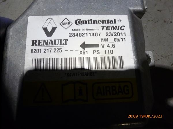 Kit Airbag Renault Kangoo II 1.5