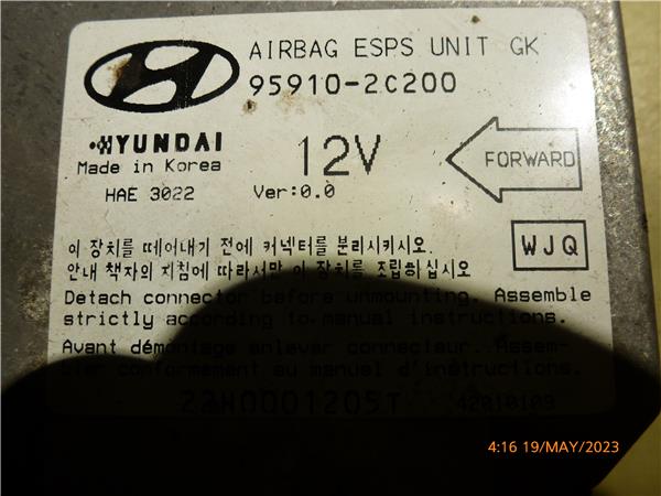 Centralita Airbag Hyundai Coupe 2.0