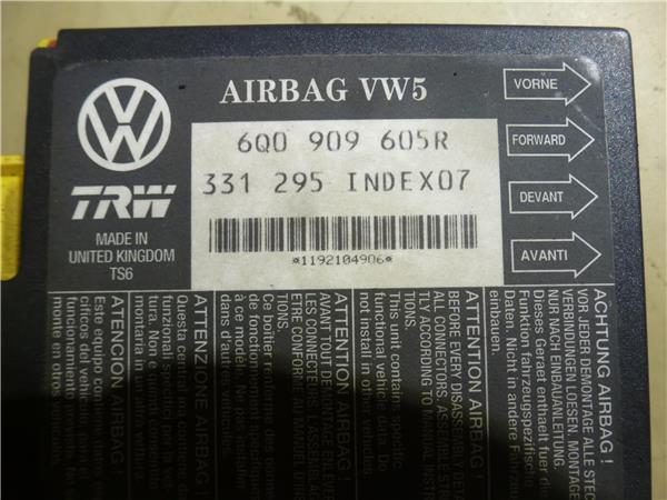 Centralita Airbag Seat Ibiza 1.4 16V