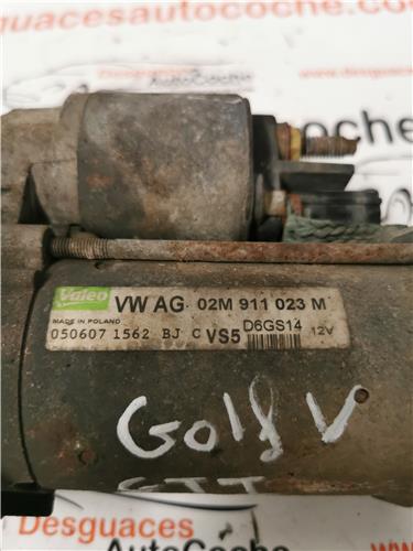 motor arranque volkswagen golf v (1k1)(2003 >) 2.0 gti