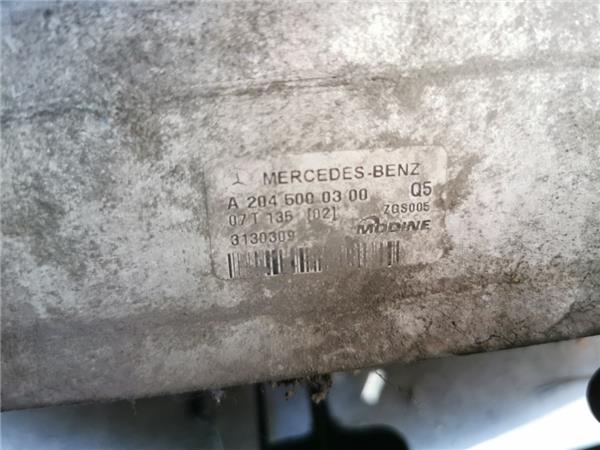 intercooler mercedes benz clase c (bm 204) berlina (01.2007 >) 2.2 c 220 cdi (204.008) [2,2 ltr.   125 kw cdi cat]