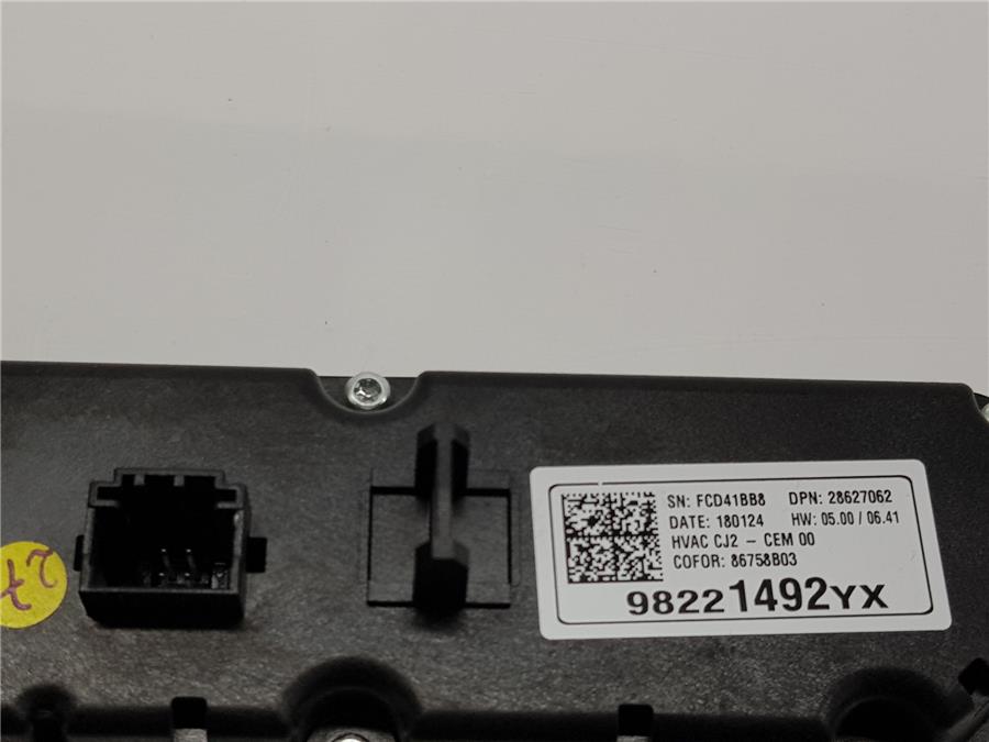 Mandos Climatizador OPEL CROSSLAND X