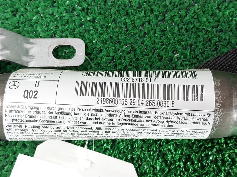 Airbag cortina delantero izquierdo