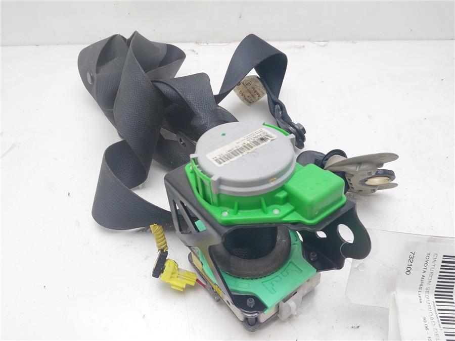cinturon seguridad delantero derecho toyota auris (e15) luna
