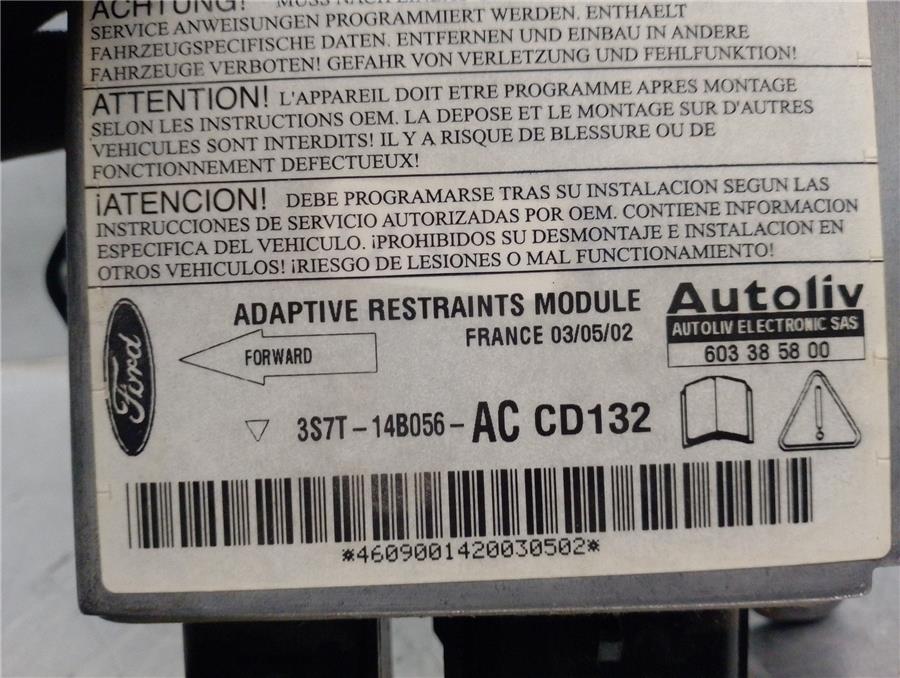 Centralita Airbag FORD MONDEO III /