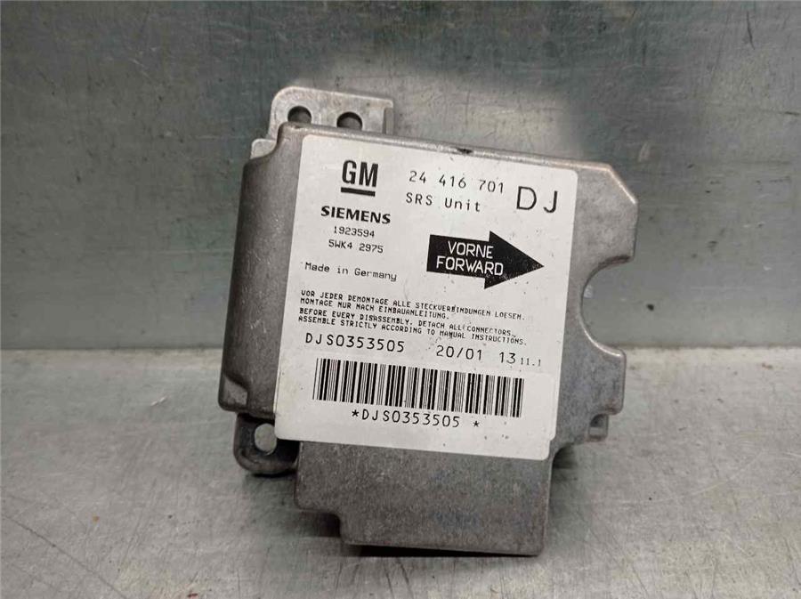 centralita airbag opel vectra b berlina 2.0 dti (101 cv)