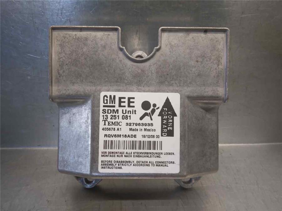 centralita airbag opel astra h ber. 1.9 cdti (120 cv)