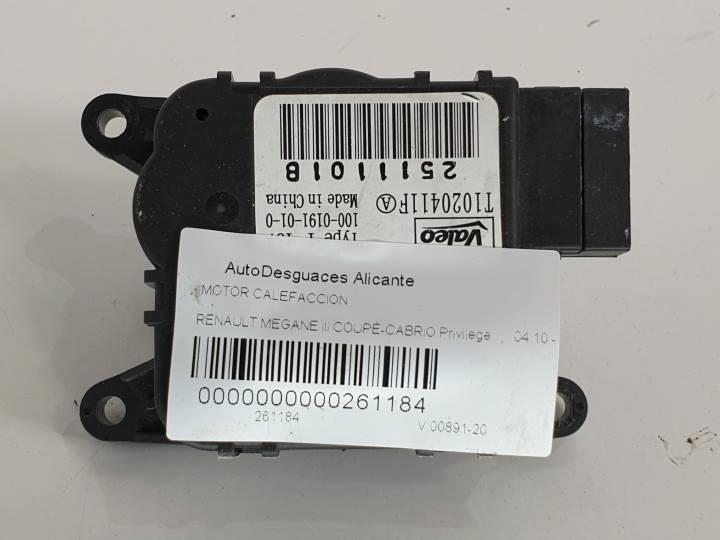 motor calefaccion renault megane iii coupé cabrio privilege