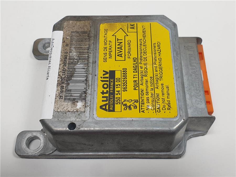 centralita airbag peugeot 206 berlina 5p xrd