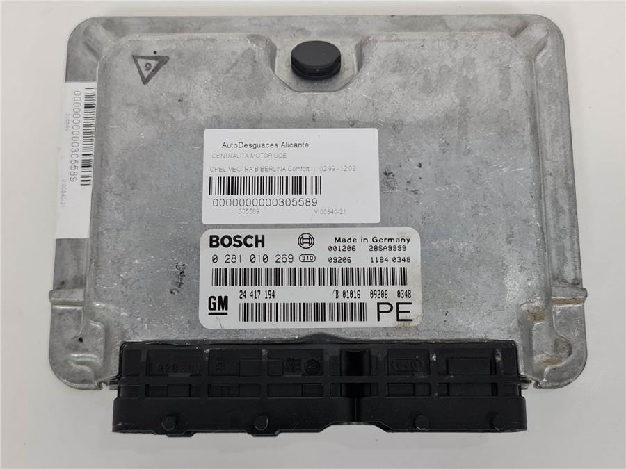 centralita motor uce opel vectra b berlina comfort