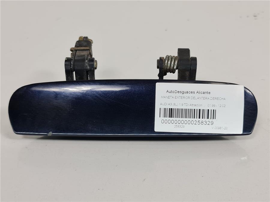 maneta exterior delantera derecha audi a3 (8l) 1.9 tdi attraction