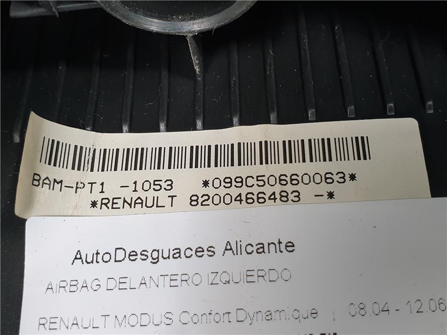 Airbag Volante RENAULT MODUS 1.4 16V