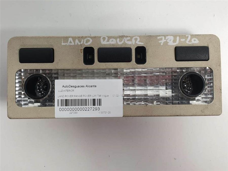 luz interior techo land rover range rover (l322) td6 vogue